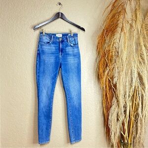 Frame jeans size 26 Le High Skinny medium wash stretchy